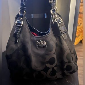 Coach Maggie chain link hobo purse